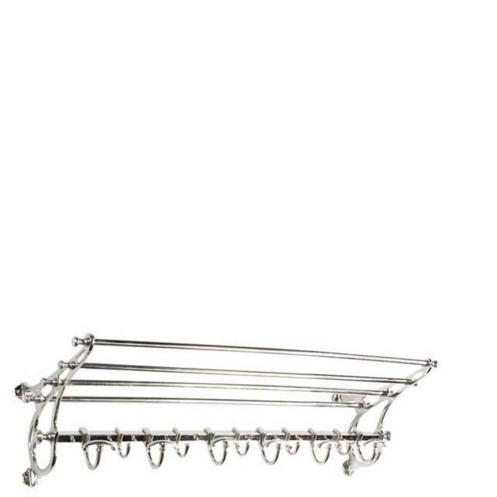 Coatrack Hudson S nickel finish