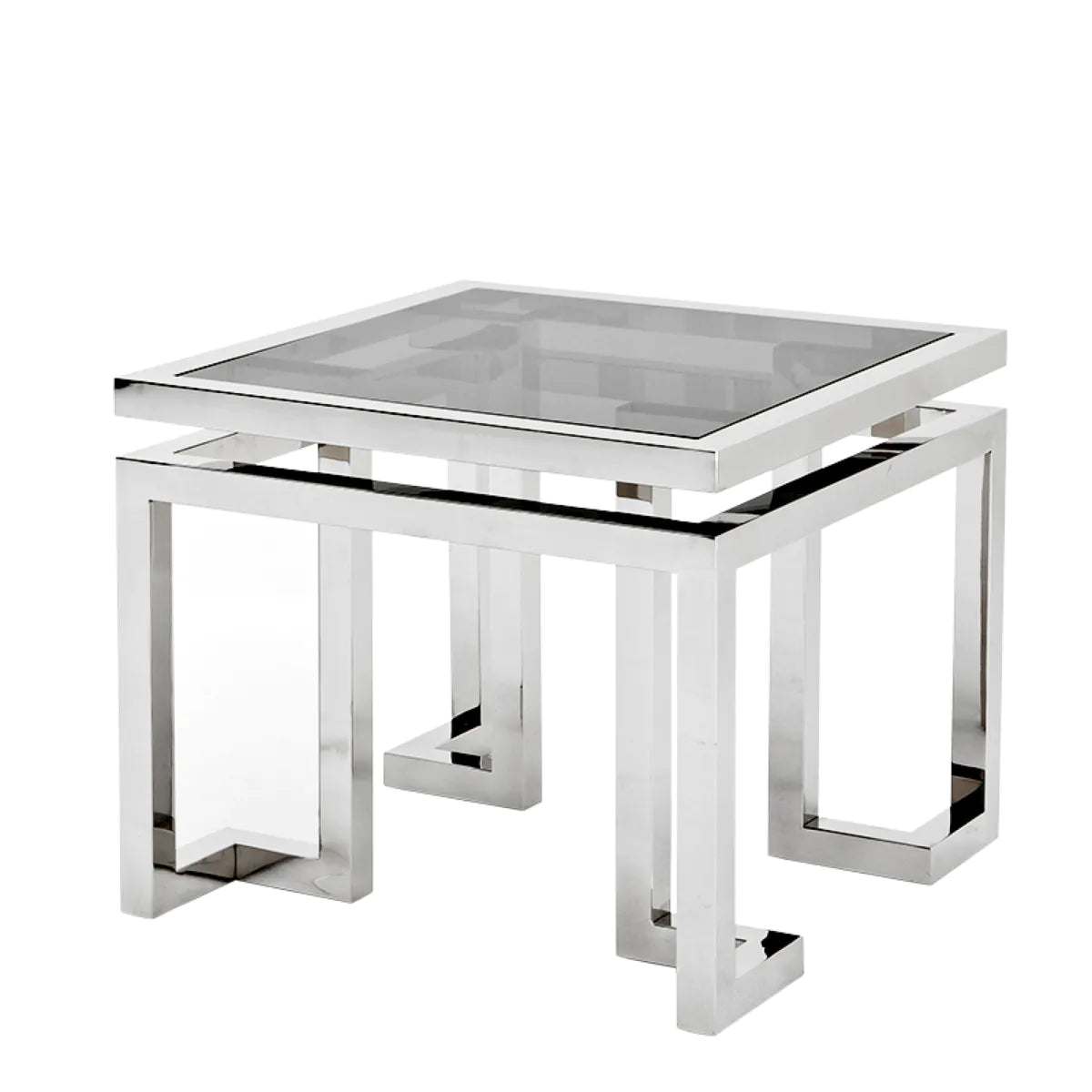 Smoke Glass Side Table Palmer | Eichholtzmh.com