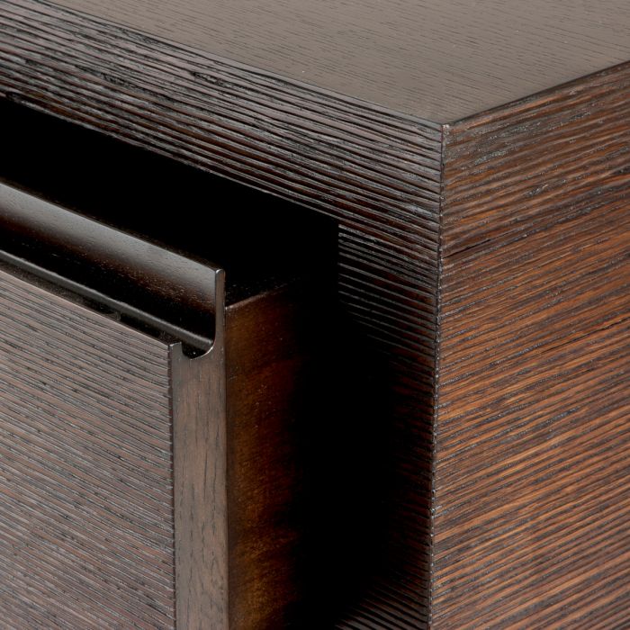 Drawer Dresser Crespi mocha oak veneer