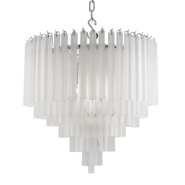 Chandelier Nova frosted glass