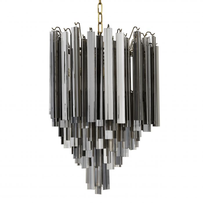 Chandelier Salerno smoke glass