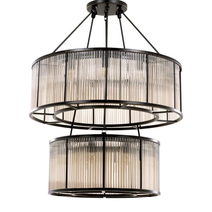 Chandelier Bernardi bronze highlight finish