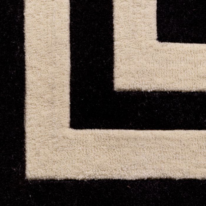 Rug Celeste black & off-white 300 x 400 cm