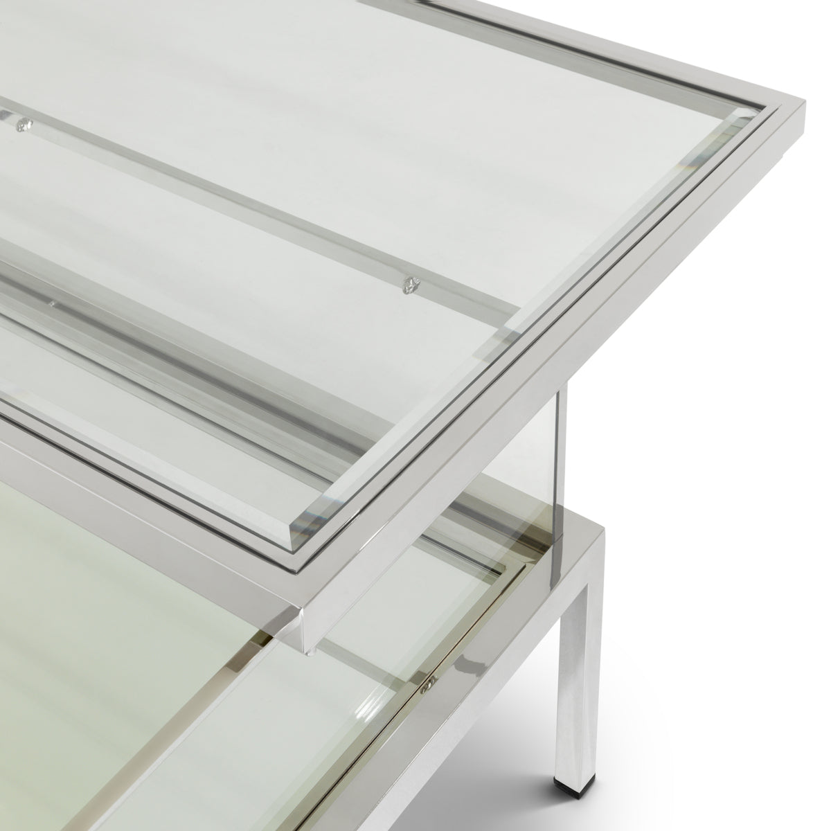 Stainless Steel Top Coffee Table Harvey