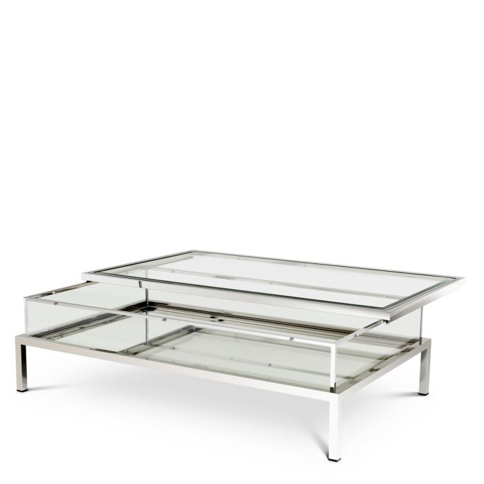 Coffee Table Harvey rectangular polished ss