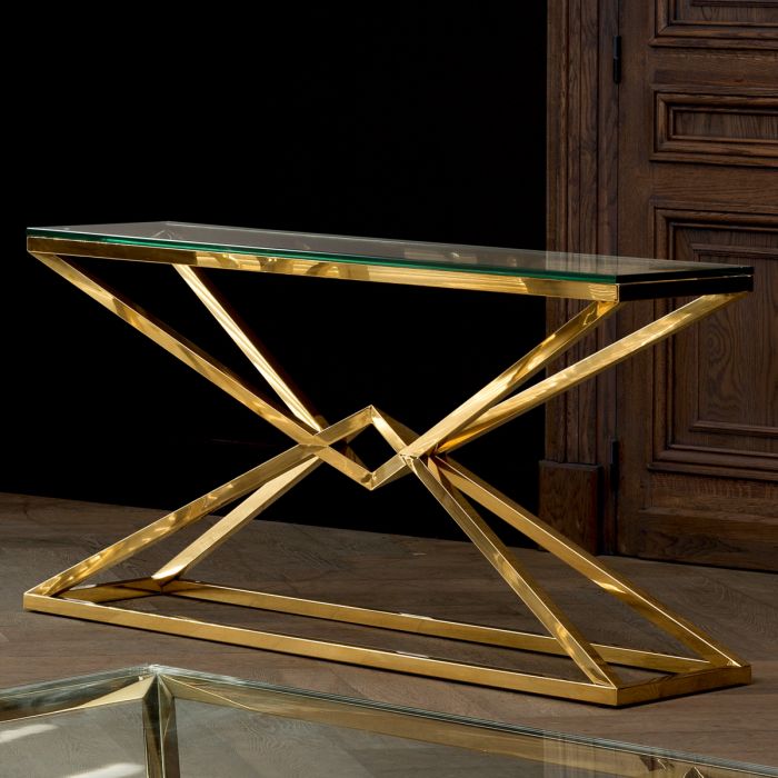 Console Table Connor L gold finish