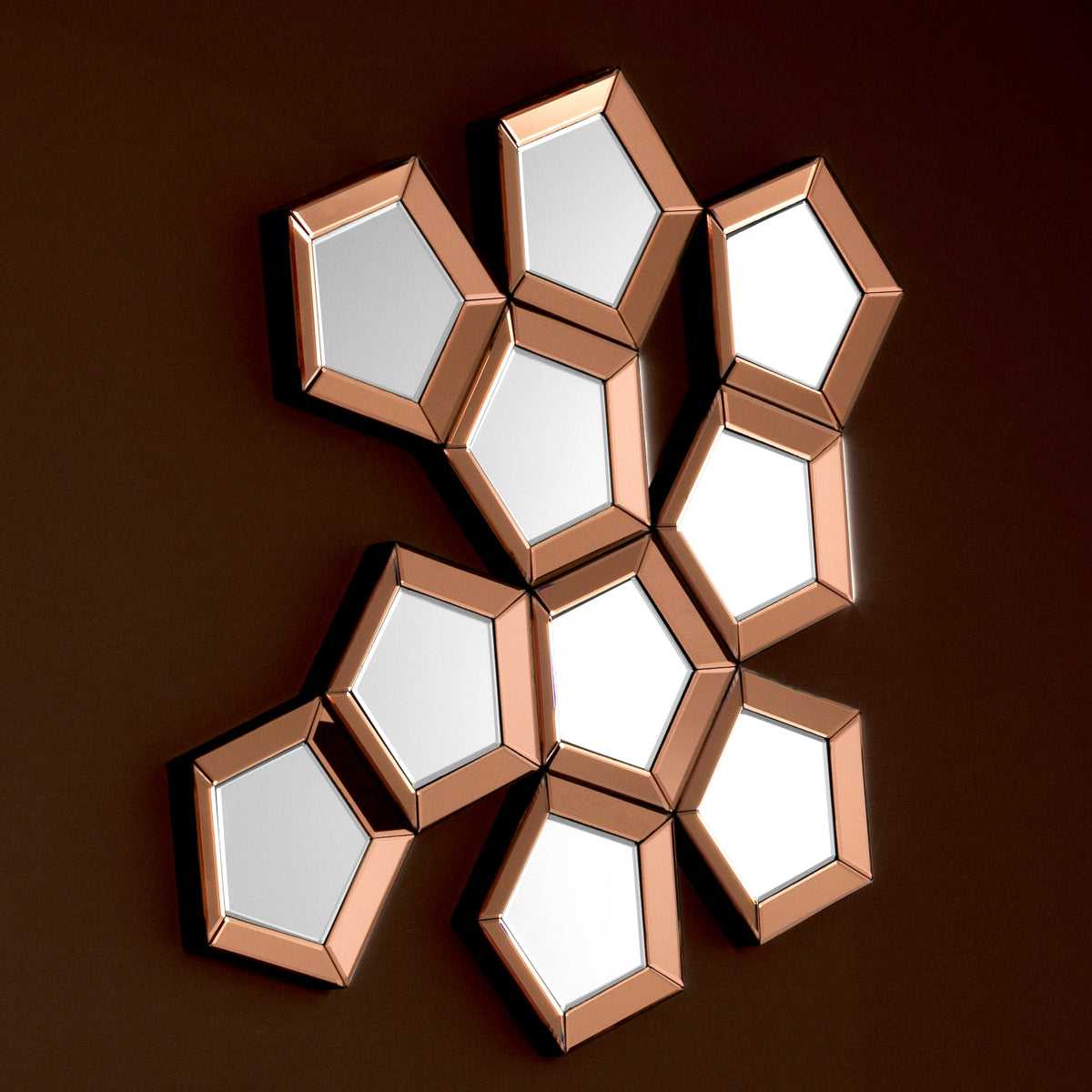 Pentagonal Cluster Mirror Cheyenne | Eichholtzmh.com