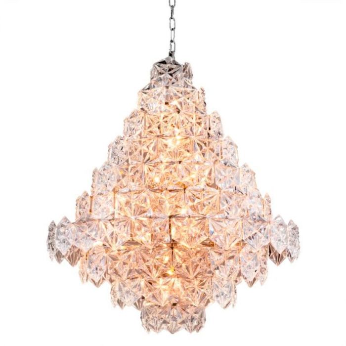 Chandelier Hermitage L nickel finish