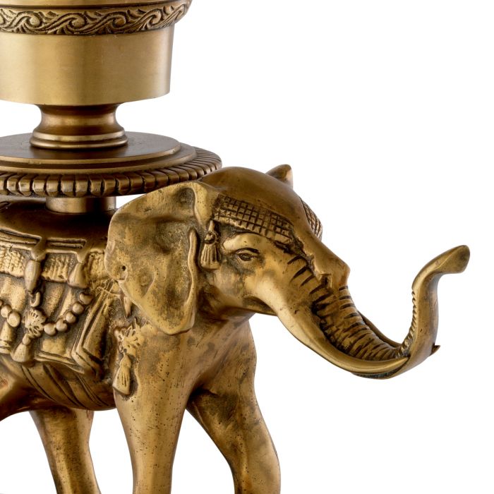 Hurricane Elephant vintage brass finish