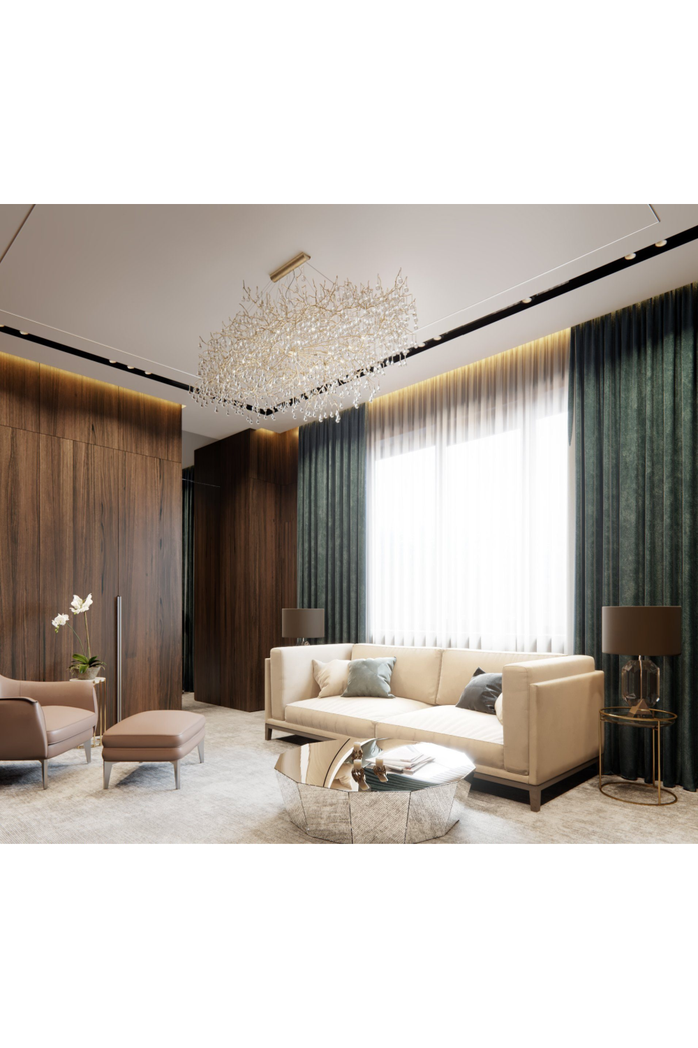 Crystal Glass Table Lamp Emerald | Eichholtzmh.com