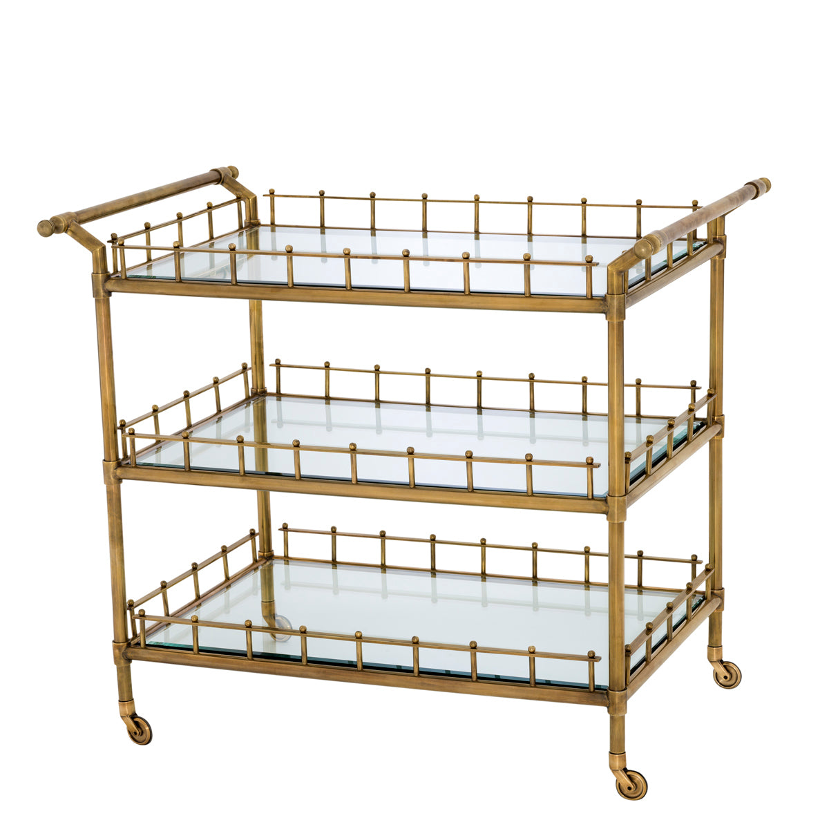 Vintage Brass Trolley S Scarlett