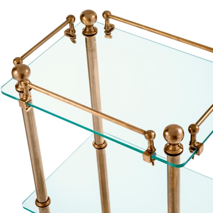 Bathroom Rack Devon vintage brass finish
