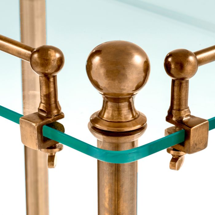 Bathroom Rack Devon vintage brass finish