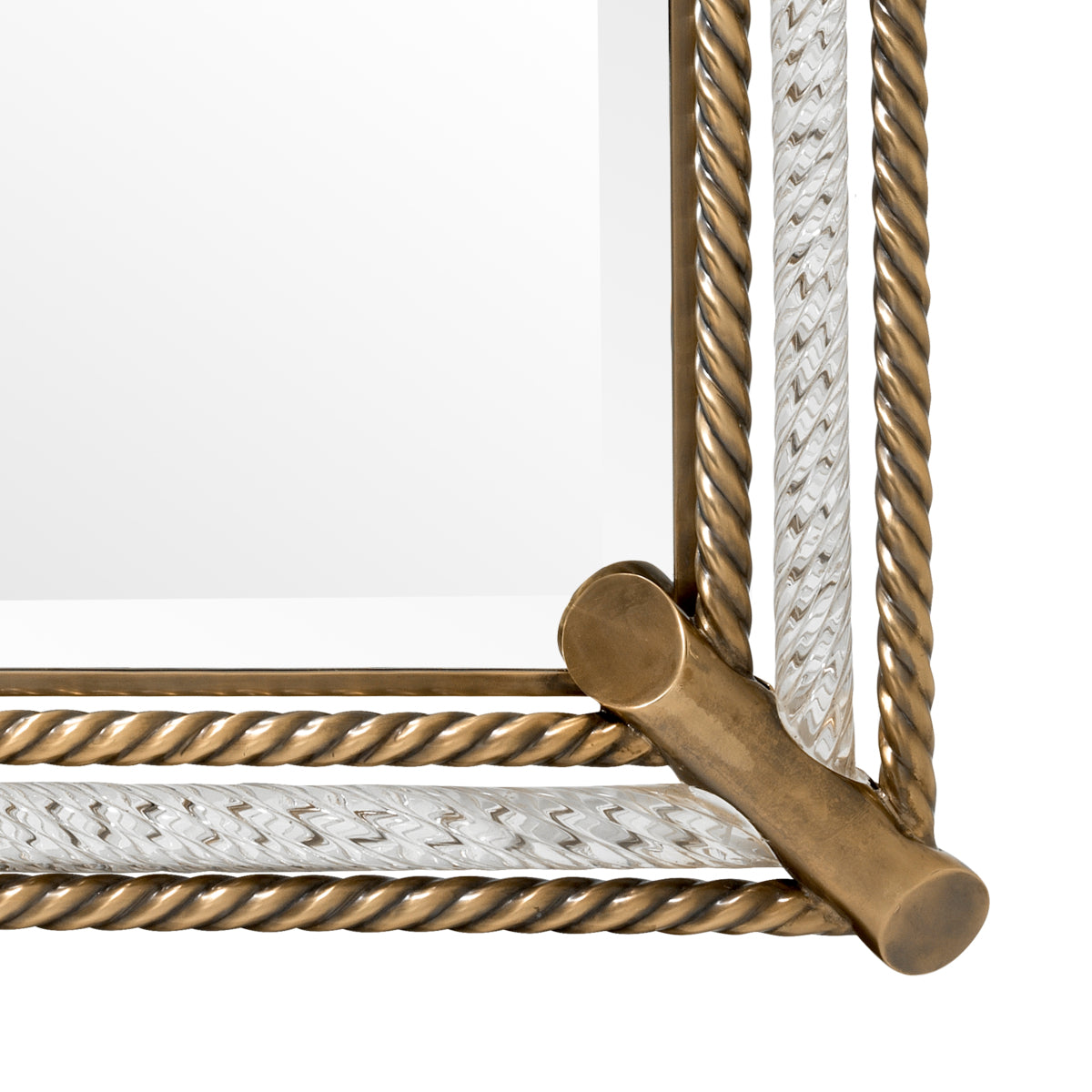 Rectangular Brass Finish Mirror Civita | Eichholtzmh.com