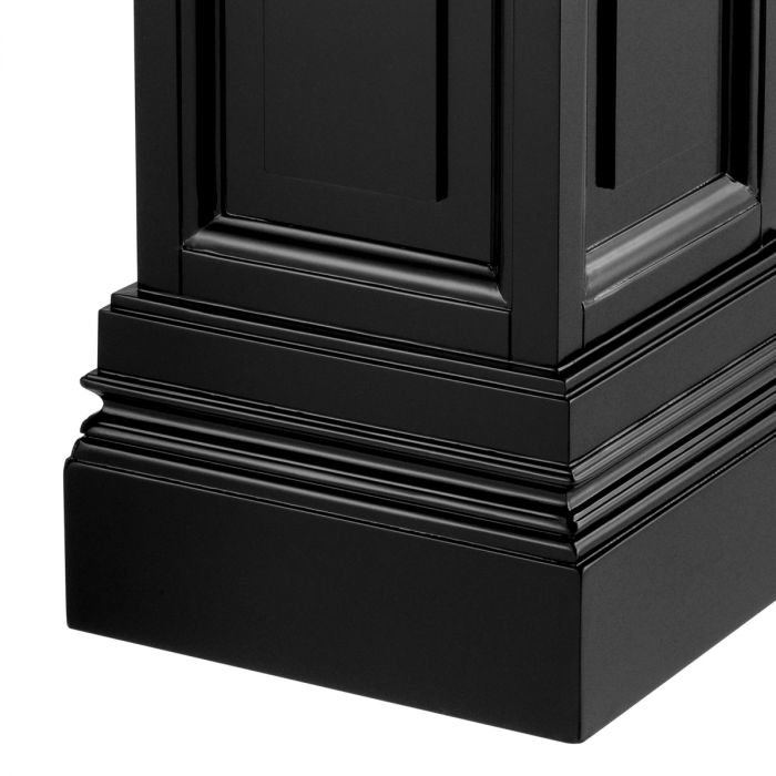 Column Salvatore waxed black finish 100 cm