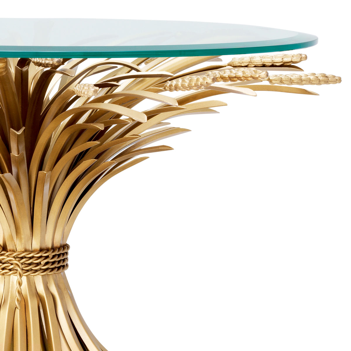 Sheaf Wheat Side Table Bonheur | Eichholtzmh.com