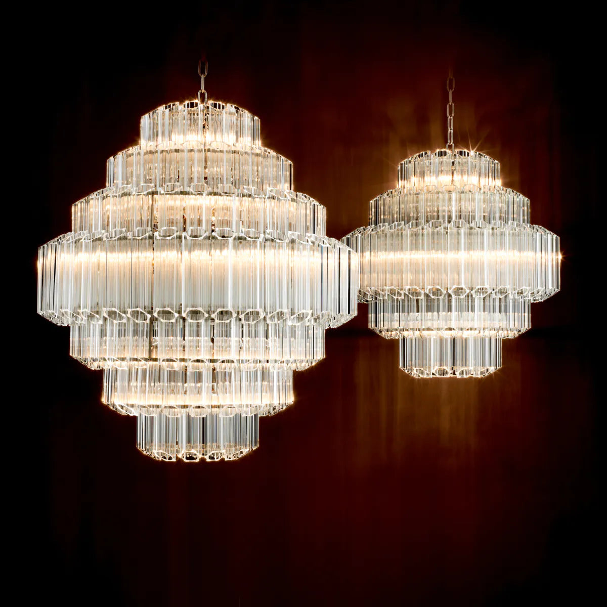 Beveled Glass Chandelier S Vittoria