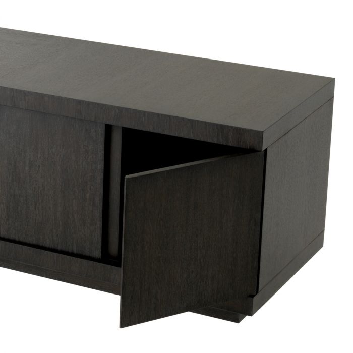 TV Cabinet Crosby charcoal grey oak veneer