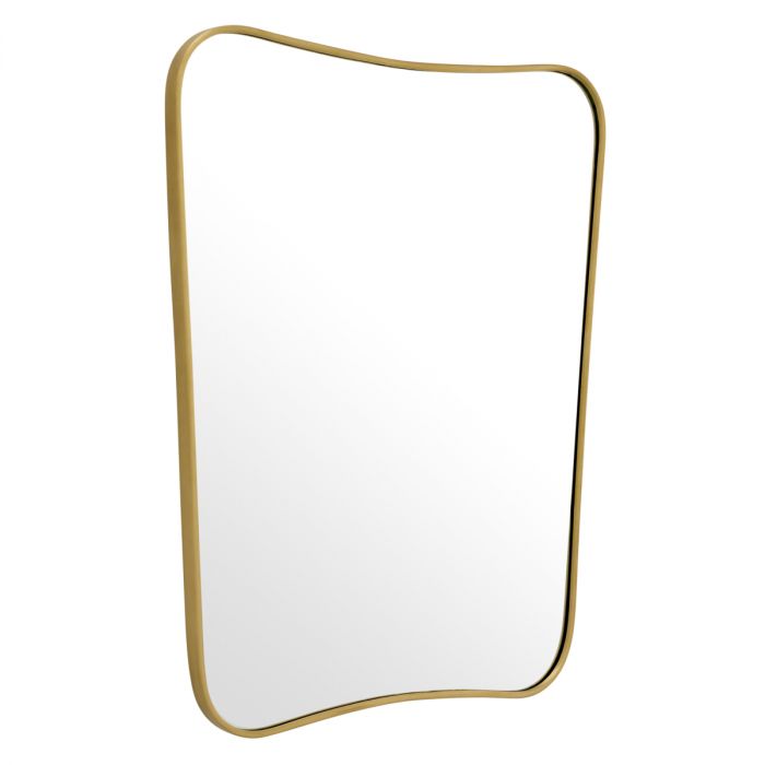 Mirror Vivienne S brushed brass finish