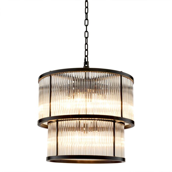Chandelier Pasadena bronze highlight finish