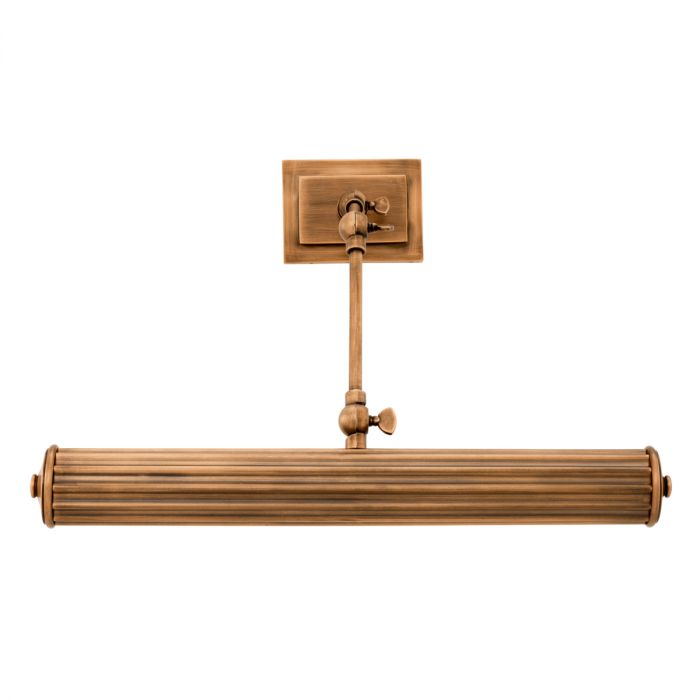 Wall Lamp Luca antique brass finish L