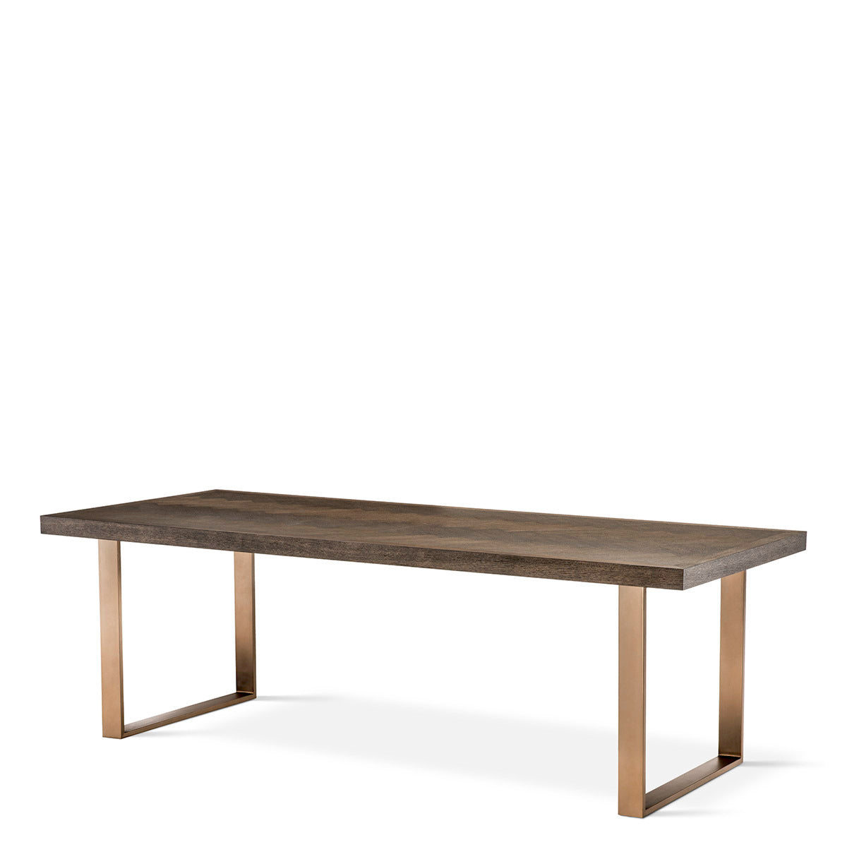 Brown Oak Dining Table Melchior