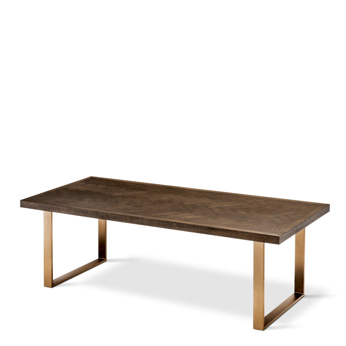 Brown Oak Dining Table Melchior