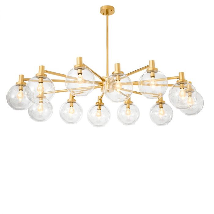 Chandelier Selva gold finish