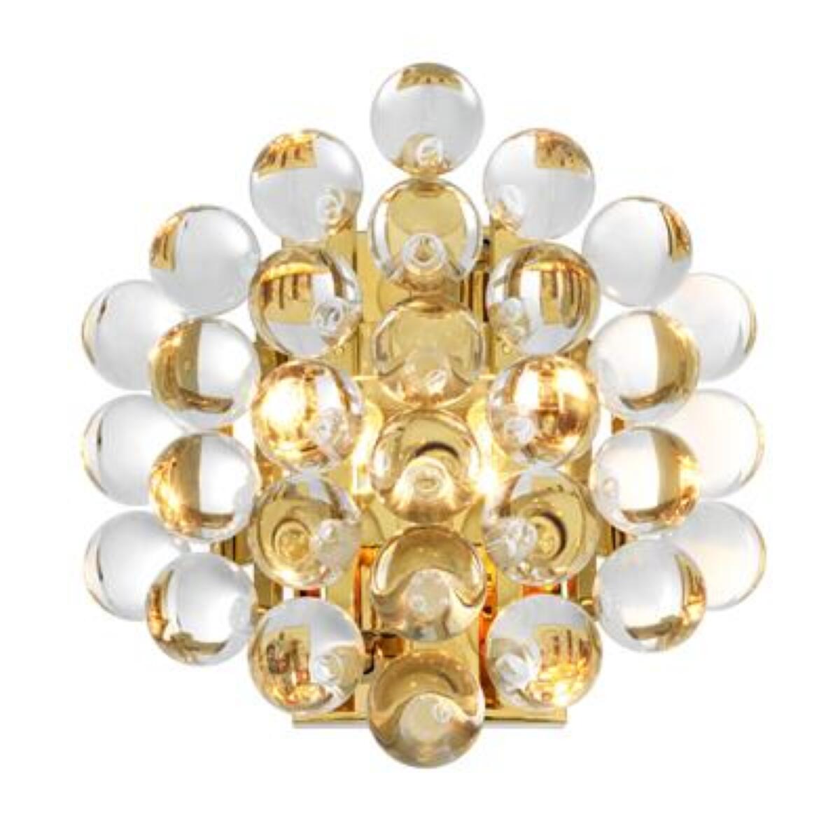Golden Glass Wall Lamp Mylo | Eichholtzmh.com