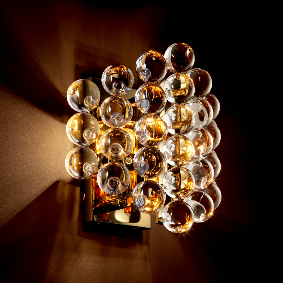 Golden Glass Wall Lamp Mylo | Eichholtzmh.com