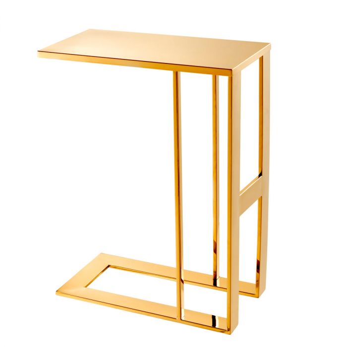 Side Table Pierre gold finish