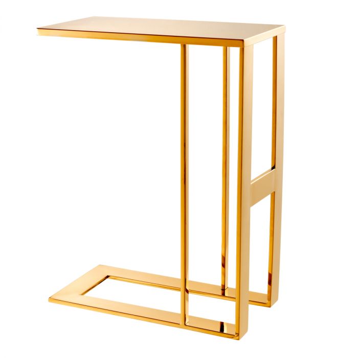 Side Table Pierre gold finish