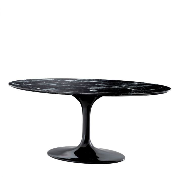 Dining Table Solo black faux marble