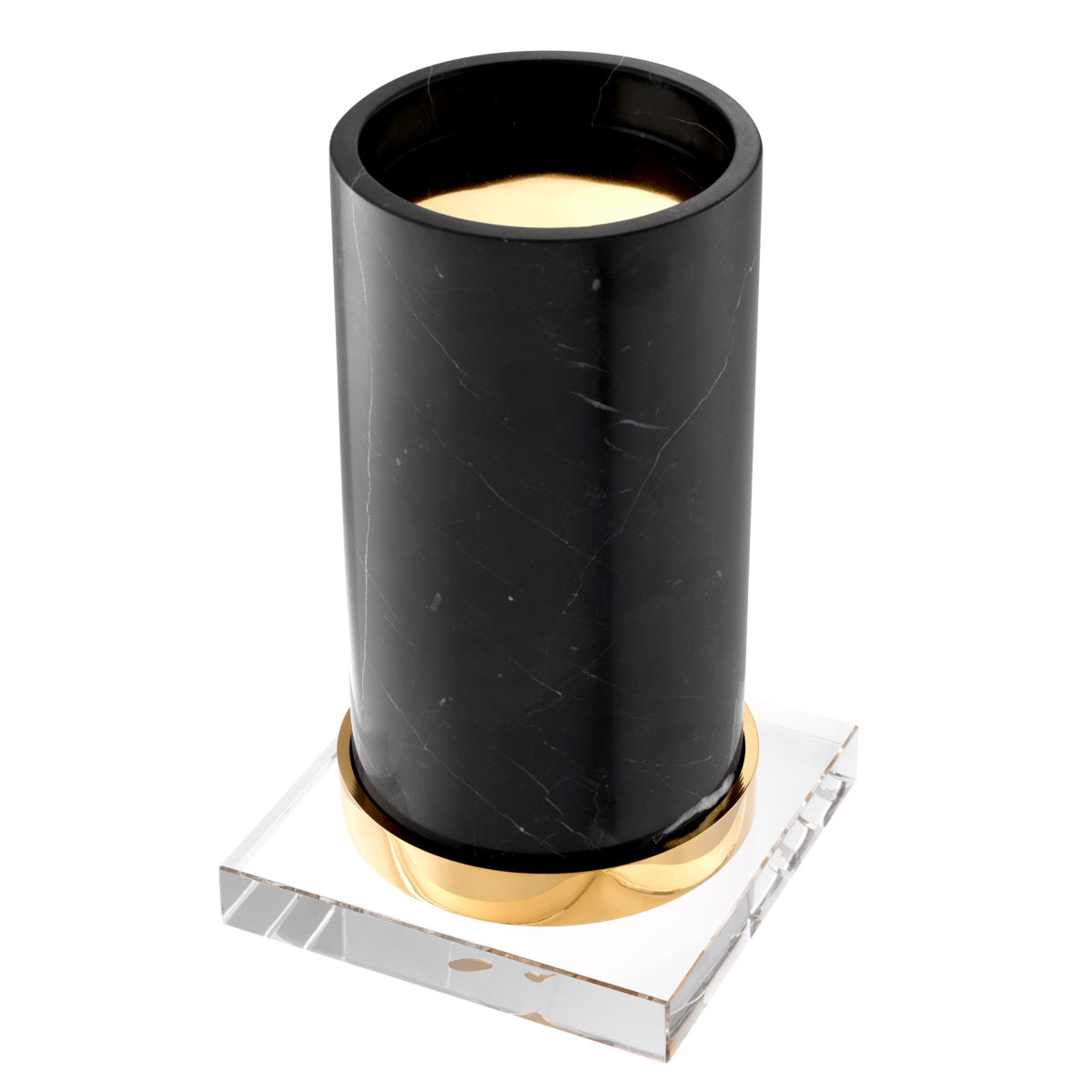 Black Marble Candle Holder Whitby | Eichholtzmh.com