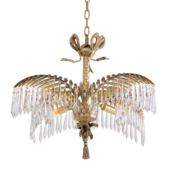 Chandelier Hildebrandt S vintage brass finish