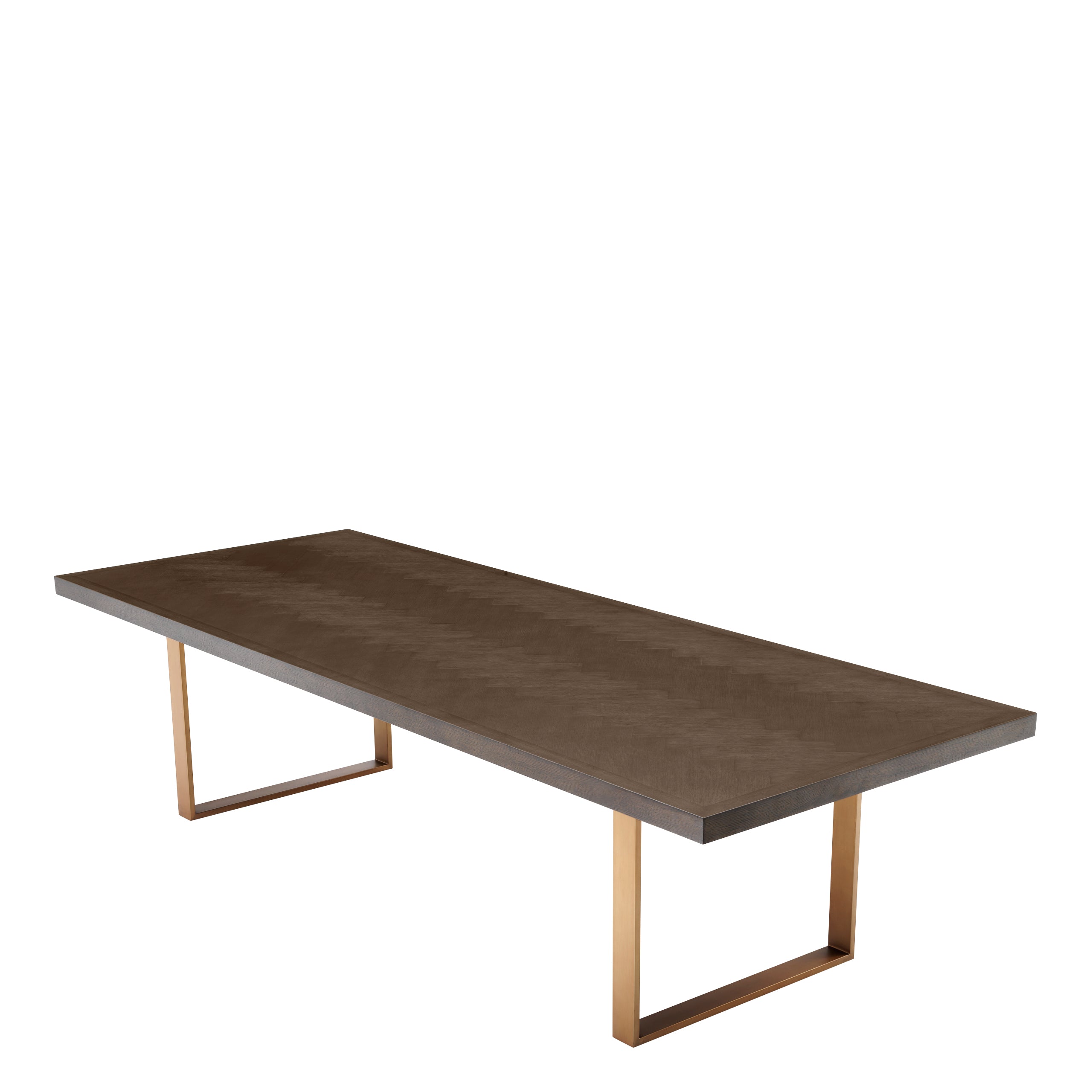 Brown Oak Dining Table Melchior