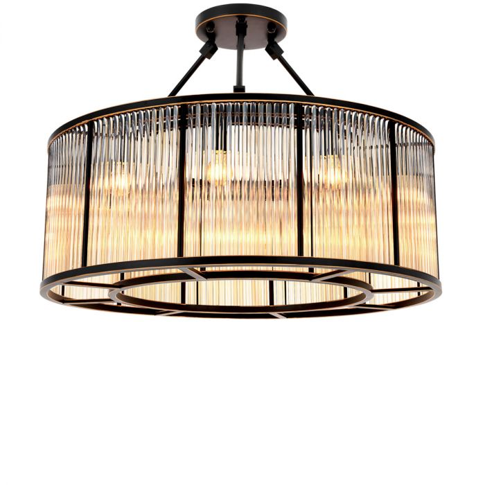 Ceiling Lamp Bernardi L bronze highlight finish