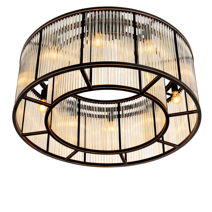 Ceiling Lamp Bernardi L bronze highlight finish