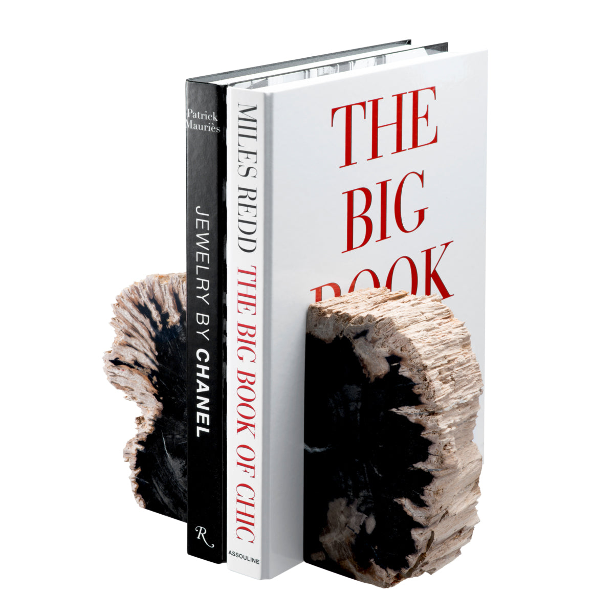 Petrified Wood Bookends (2) Opia | Eichholtzmh.com