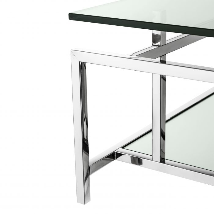 Coffee Table Superia polished stainless steel