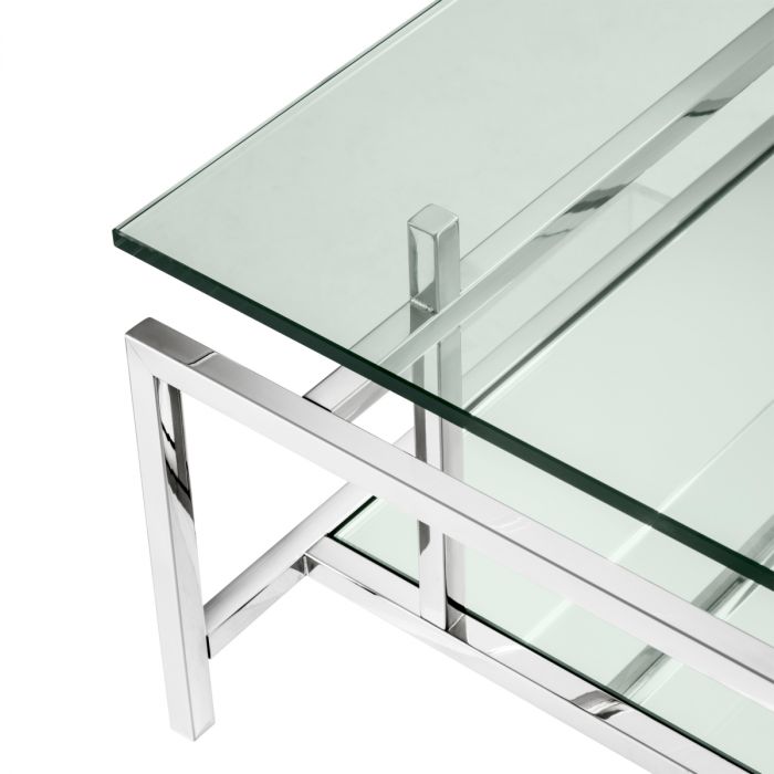 Coffee Table Superia polished stainless steel