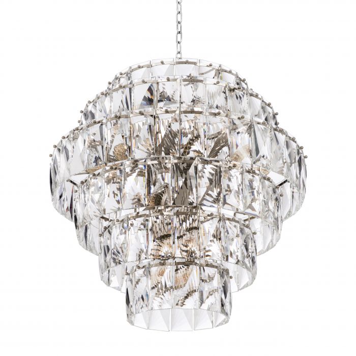 Chandelier Amazone L nickel finish