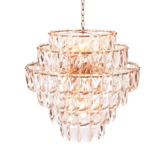 Chandelier Amazone L nickel finish