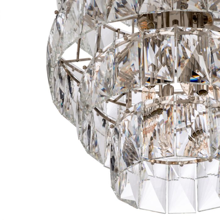 Chandelier Amazone L nickel finish