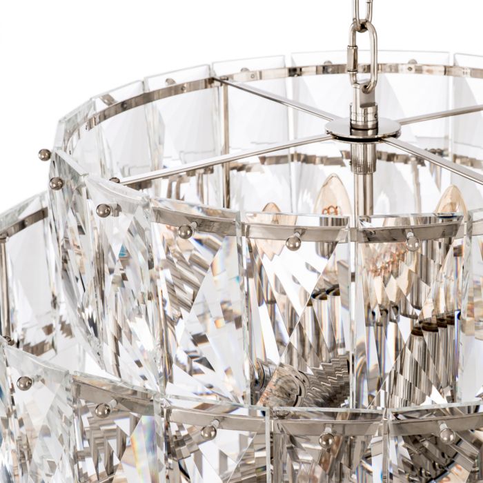Chandelier Amazone L nickel finish