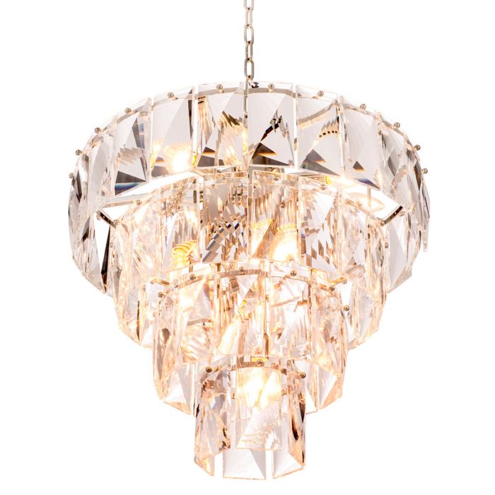 Chandelier Amazone S nickel finish