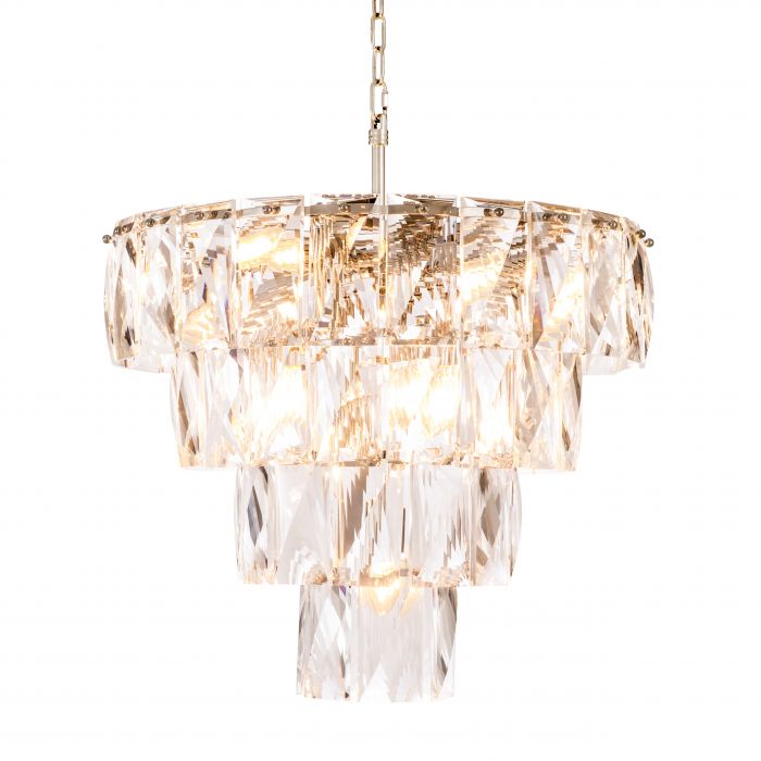 Chandelier Amazone S nickel finish