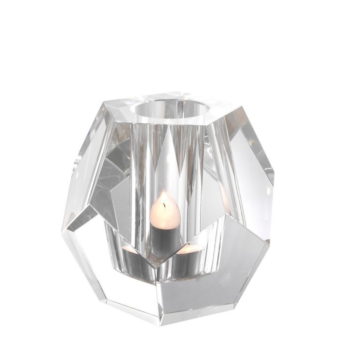 Tealight Holder Coquette crystal glass