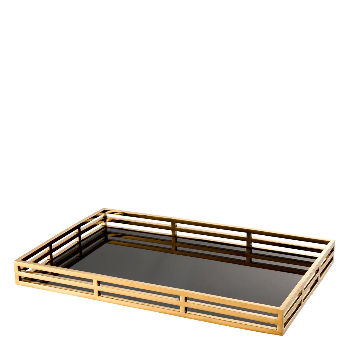 Gold Rectangular Tray Giacomo