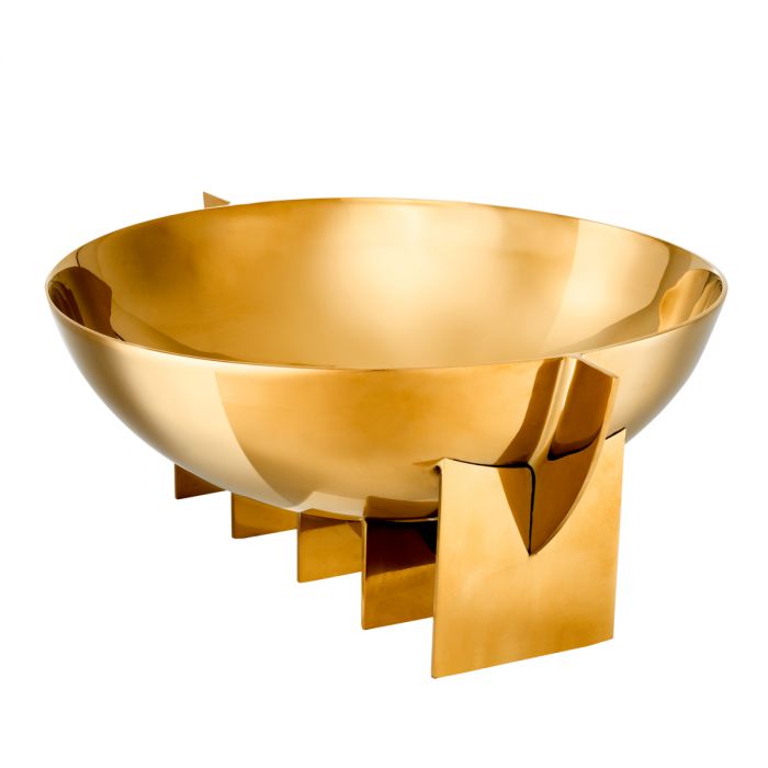 Bowl Bismarck gold finish